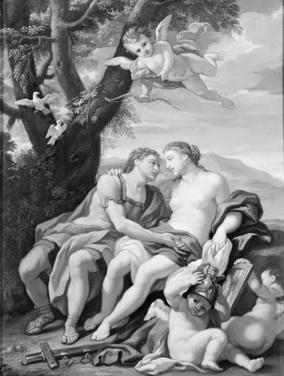 Mars, Venus og Amor, by Hendrick Krock