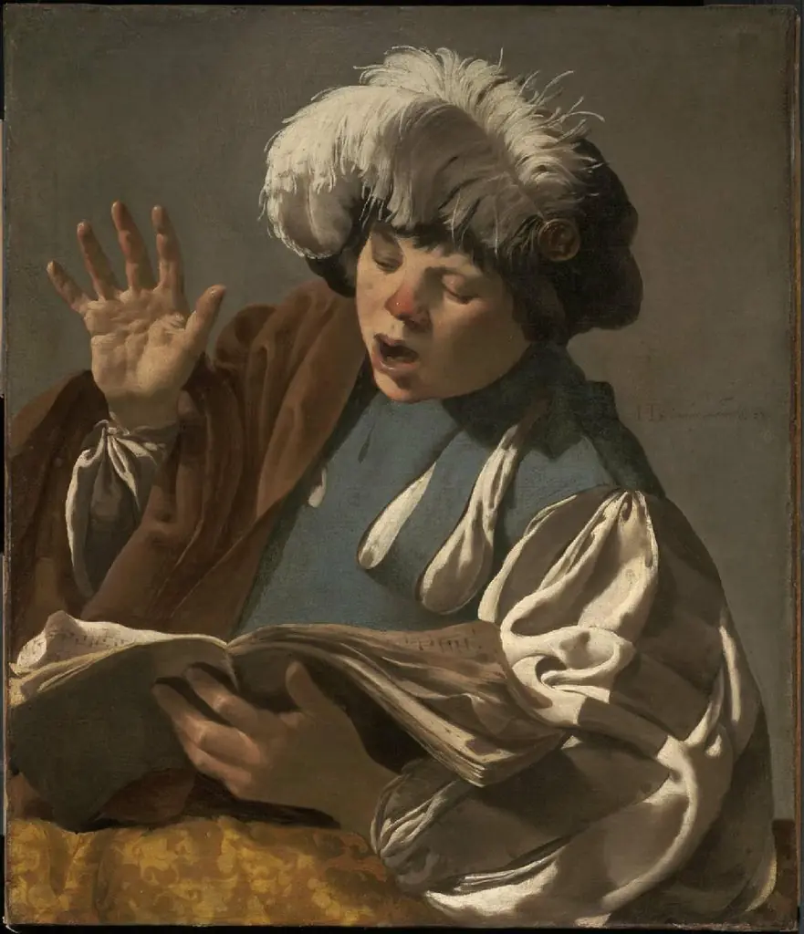 Boy Singing, by Hendrick ter Brugghen