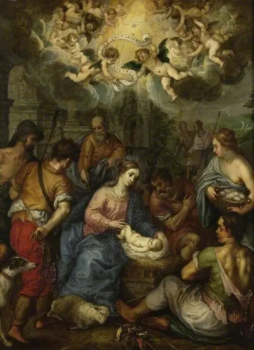 Adoration of the Shepherds, by Hendrick van Balen the Elder