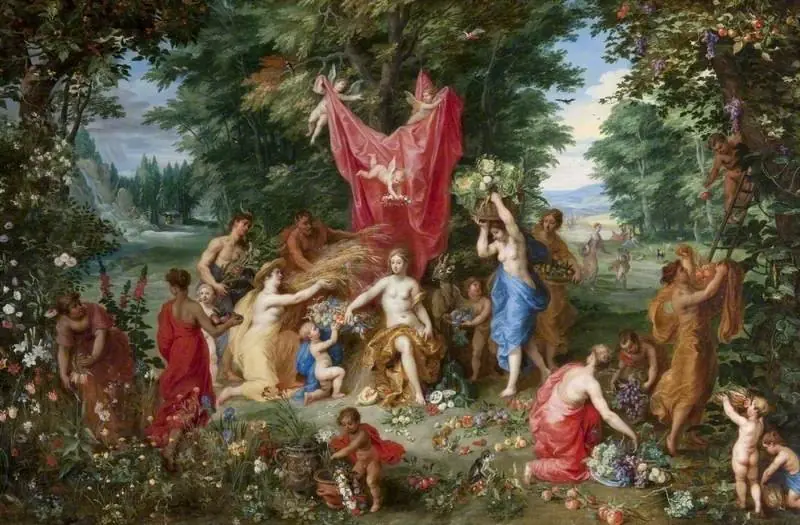 An Allegory of Abundance, by Hendrick van Balen the Elder