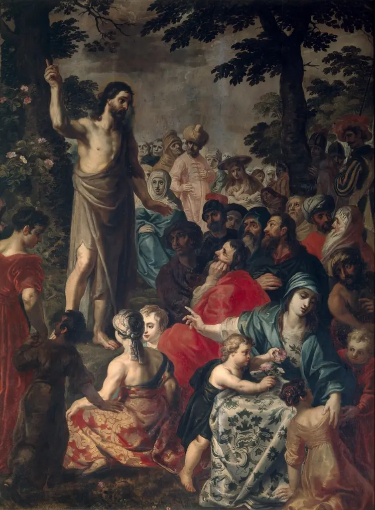 John the Baptist preaching, by Hendrick van Balen the Elder
