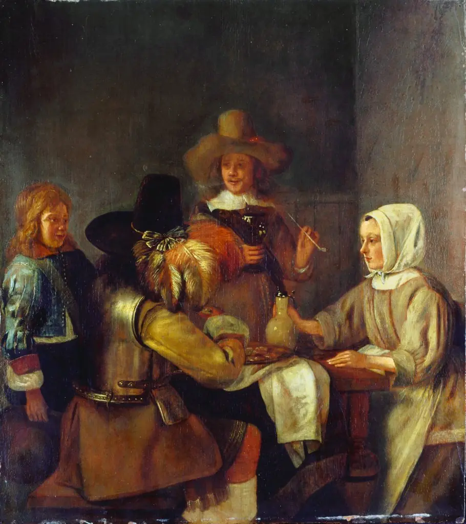 The Oyster Meal, by Hendrick van der Burgh
