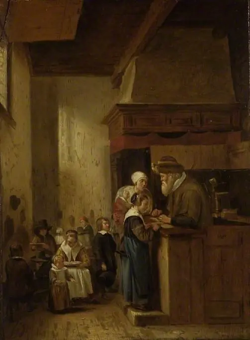The village school, by Hendrick van der Burgh