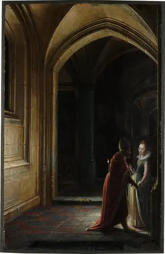 Esther and Mordecai, by Hendrick van Steenwijk the Younger