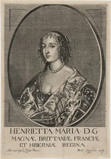 Henrietta Maria, Queen of Charles I, by Hendrik Danckerts