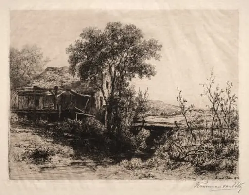 The Deserted Mill, by Hendrik Dirk Kruseman van Elten