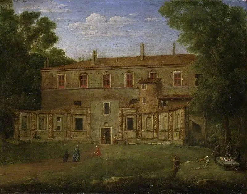 The Villa Madama, Rome, by Hendrik Frans van Lint