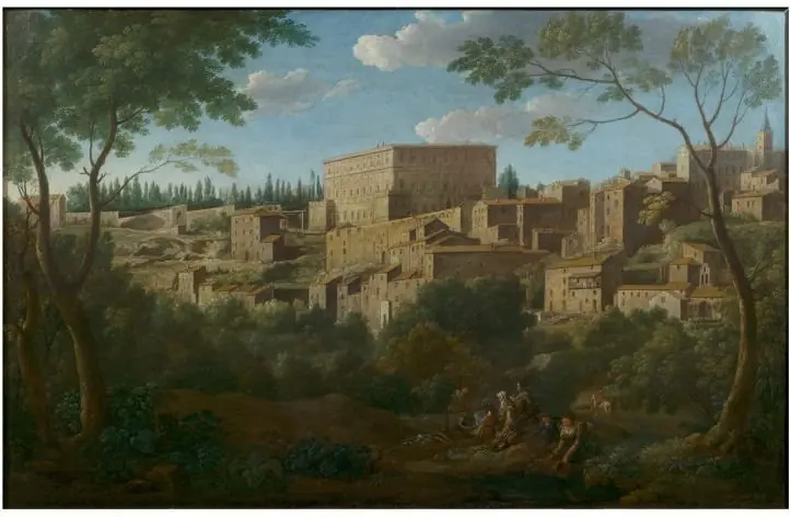 View of Tivoli, by Hendrik Frans van Lint