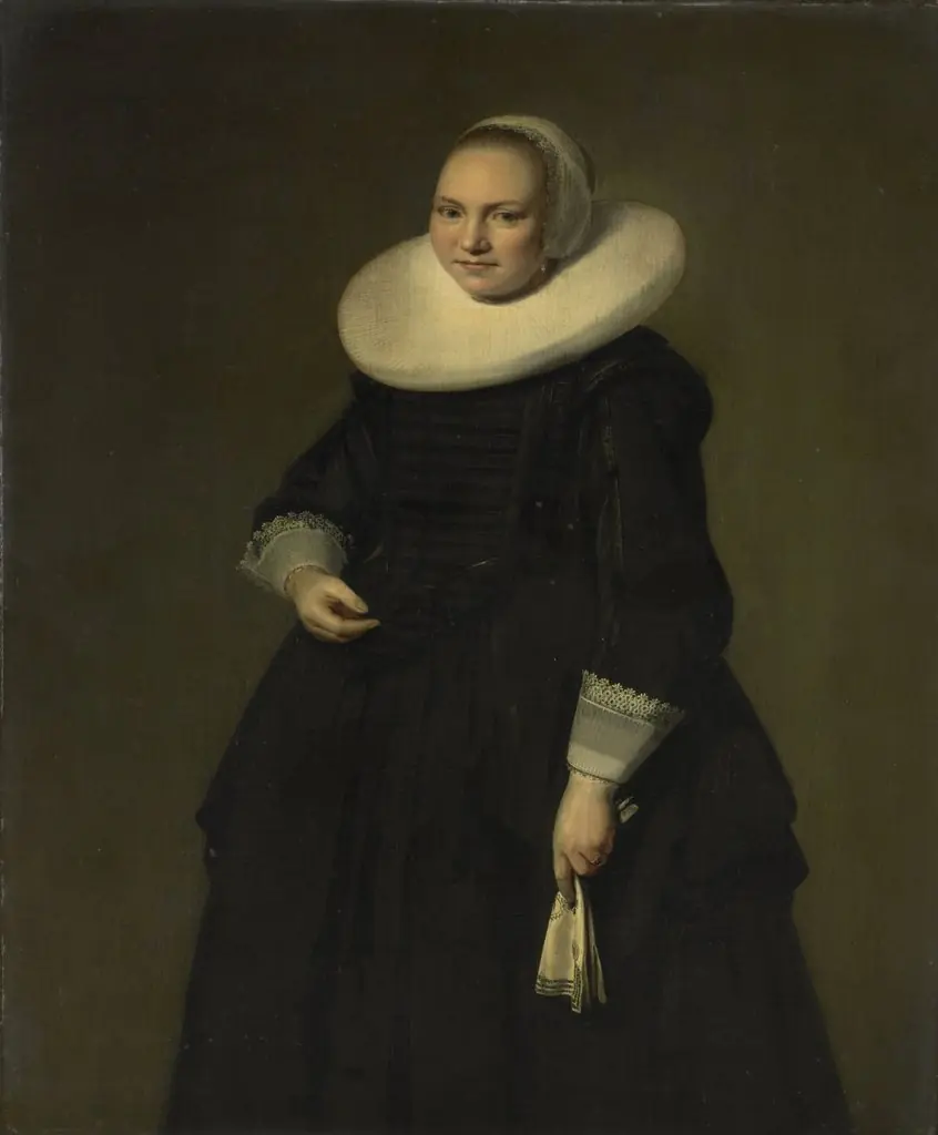 Portrait of a woman, by Hendrik Gerritsz Pot