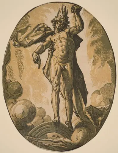 Aether, by Hendrik Goltzius