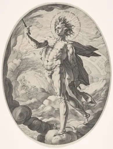 Apollo, by Hendrik Goltzius
