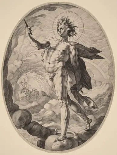 Apollo, by Hendrik Goltzius