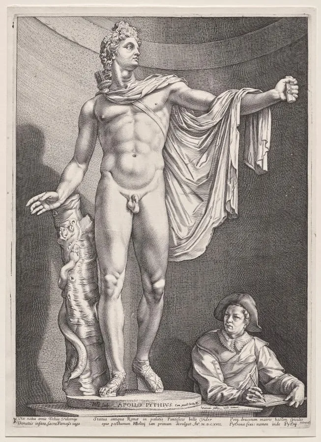 Apollo Belvedere, by Hendrik Goltzius, 1592