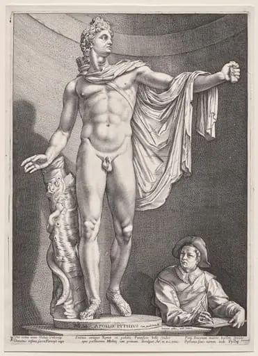 Apollo Belvedere, by Hendrik Goltzius