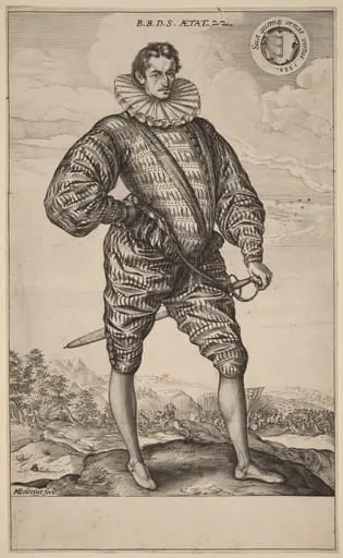 Balthasar Bathory de Somlyo, by Hendrik Goltzius