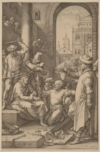 Christ Crowned with Thorns, by Hendrik Goltzius