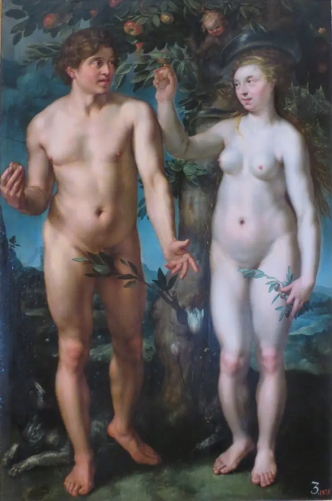 Fall of Man, by Hendrik Goltzius