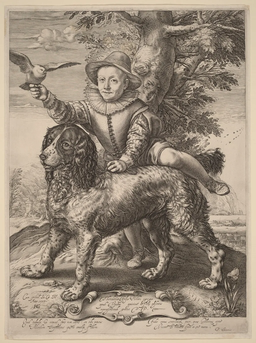 Frederik de Vries, by Hendrik Goltzius, ink, 1597