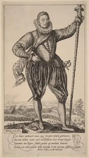 Gerrit de Jong, by Hendrik Goltzius
