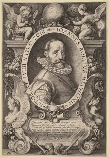 Hans Bol, by Hendrik Goltzius