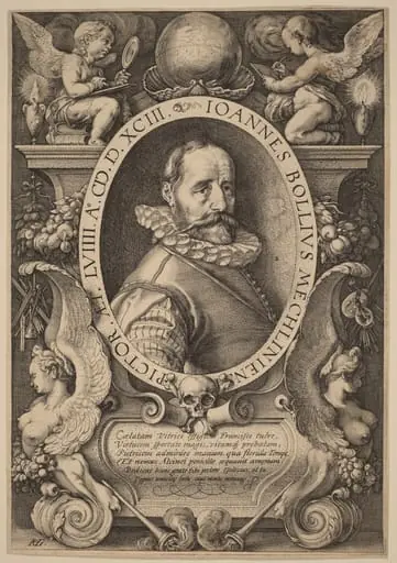 Hans Bol, by Hendrik Goltzius