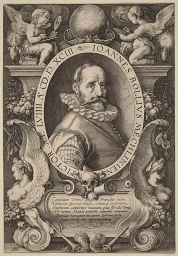 Hans Bol, by Hendrik Goltzius