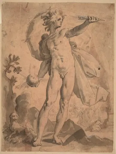 Ignis, by Hendrik Goltzius
