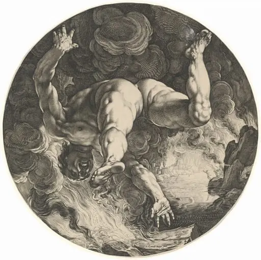 Ixion, by Hendrik Goltzius