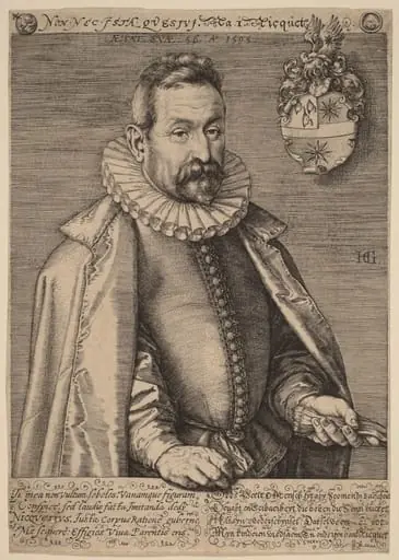 Jan Nicquet, by Hendrik Goltzius