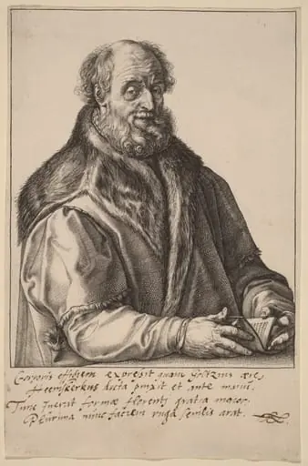 Johannes Zurenus (Jan van Zuren), by Hendrik Goltzius
