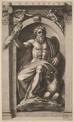 Jupiter, by Hendrik Goltzius