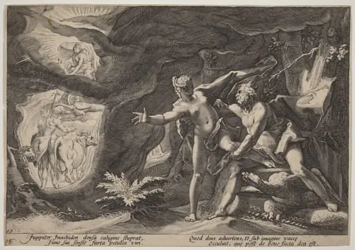 Jupiter and Io, by Hendrik Goltzius