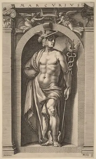 Mercury, by Hendrik Goltzius