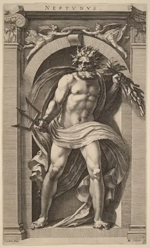 Neptune, by Hendrik Goltzius
