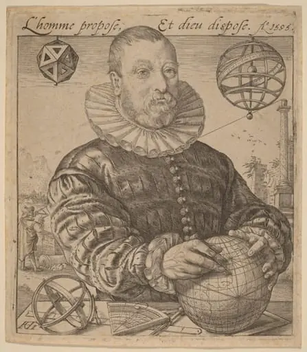 Nicolaus Petri van Deventer, by Hendrik Goltzius