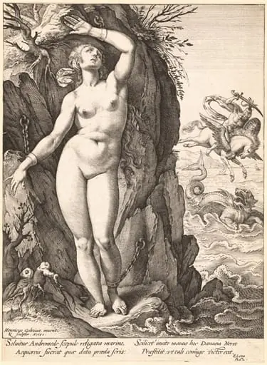 Perseus Freeing Andromeda, by Hendrik Goltzius