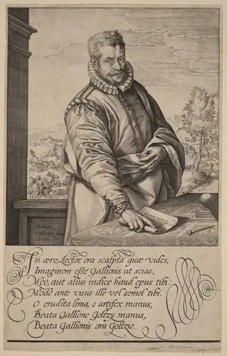 Philip Galle, by Hendrik Goltzius