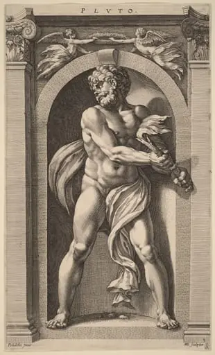 Pluto, by Hendrik Goltzius