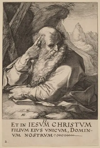 Saint Andrew, by Hendrik Goltzius