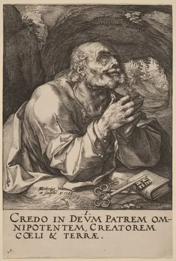 Saint Peter, by Hendrik Goltzius