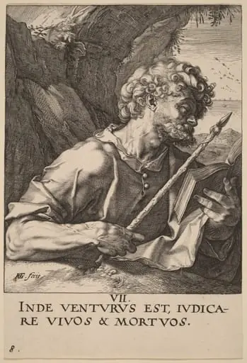 Saint Thomas, by Hendrik Goltzius
