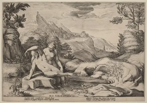 Salmacis and Hermaphroditus, by Hendrik Goltzius