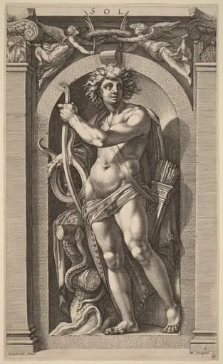 Sol or Apollo, by Hendrik Goltzius