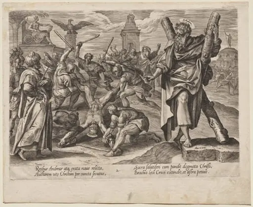 St. Andrew, by Hendrik Goltzius