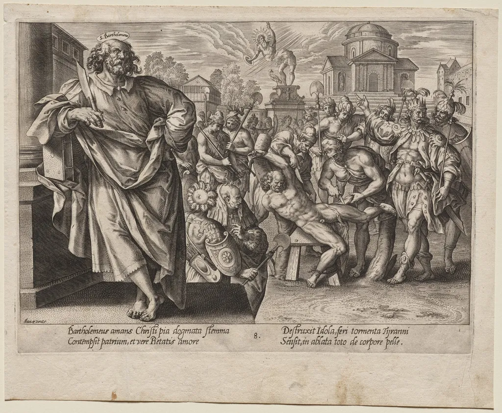 St. Bartholomew, by Hendrik Goltzius, 1578