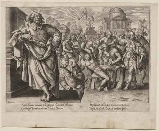 St. Bartholomew, by Hendrik Goltzius