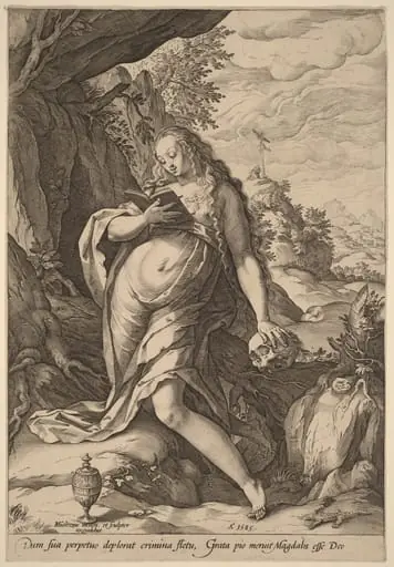 St. Mary Magdalen Penitent, by Hendrik Goltzius