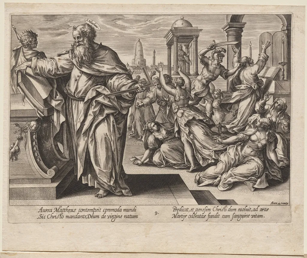 St. Matthew, by Hendrik Goltzius, 1578