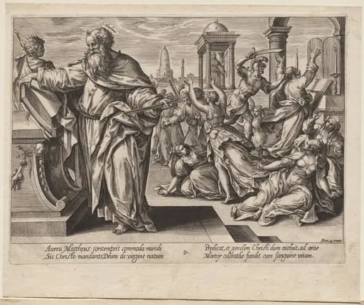 St. Matthew, by Hendrik Goltzius