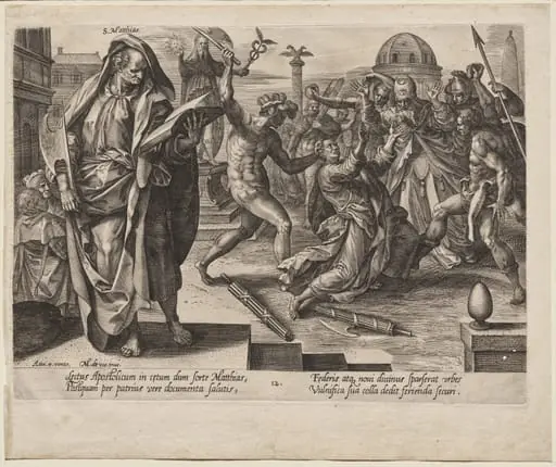 St. Matthias, by Hendrik Goltzius